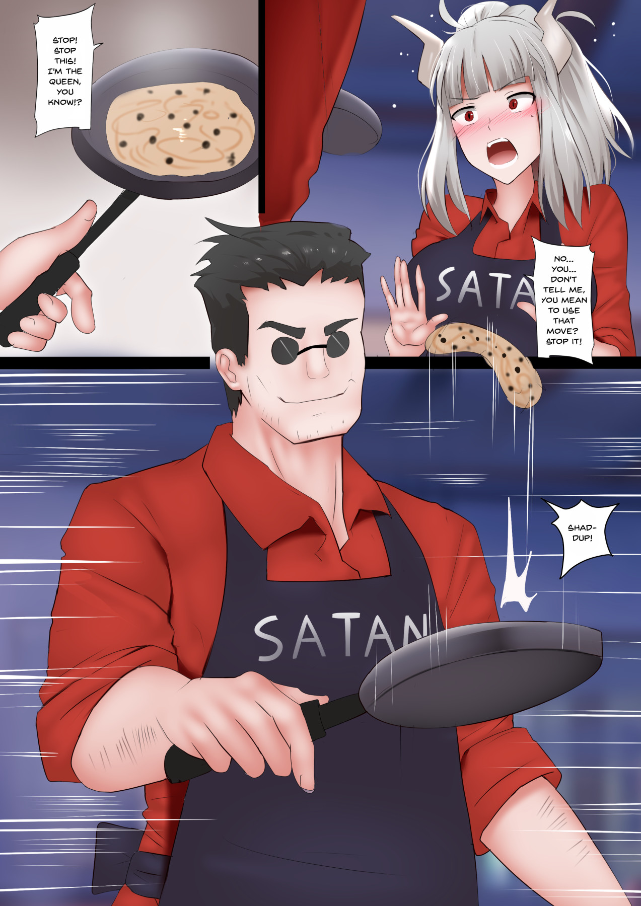 Hentai Manga Comic-Pancakes Challenge-Read-3